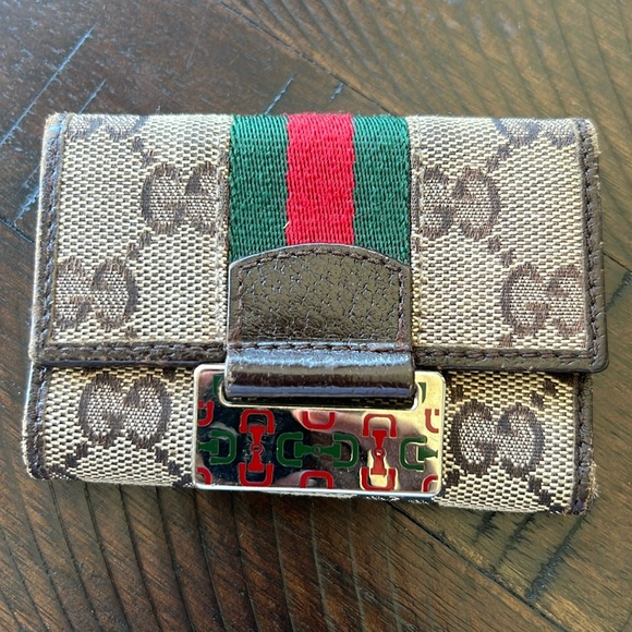 Gucci Sherry Line Key Case Wallet - Picture 2 of 16